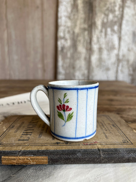 Vintage French Handcrafted Mug