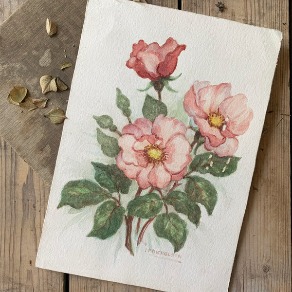 Beautiful Flower Watercolour Painting