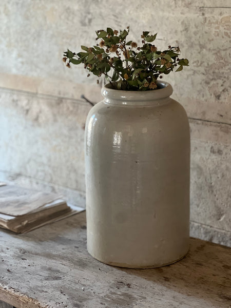 Huge Tall Stoneware Vase