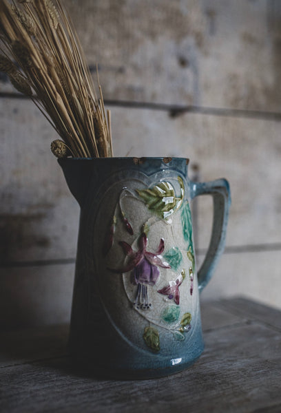 Vintage French Floral Jug