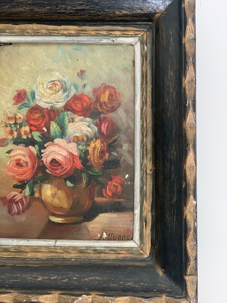 Framed Vintage French Painting