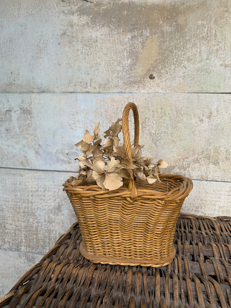 Small Vintage Handled Basket
