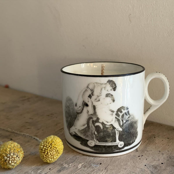 Vintage Mug Candle in Lavender & Sea Salt