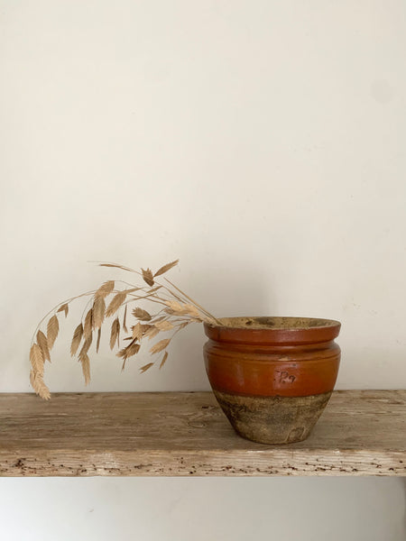 Vintage French Earthenware Pot