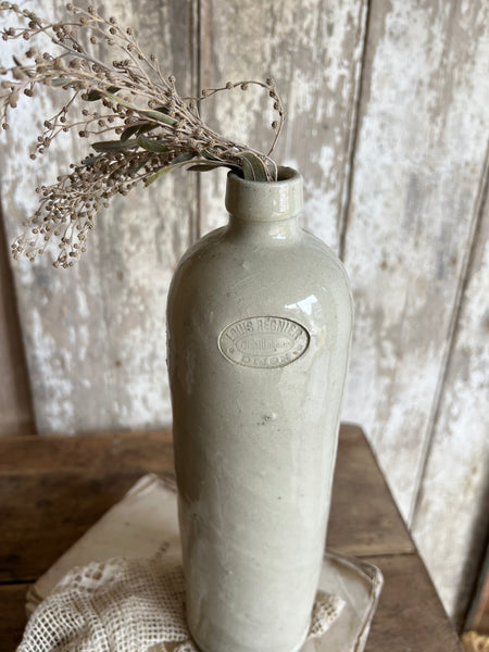 Large Vintage Stoneware Bottle