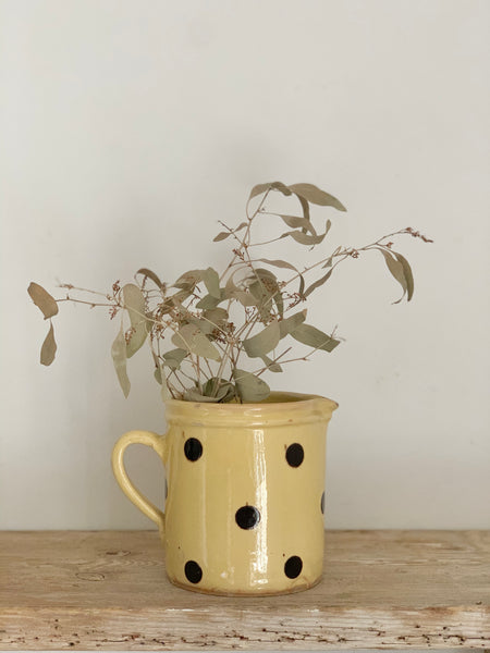 French Vintage Polka Dot Jug