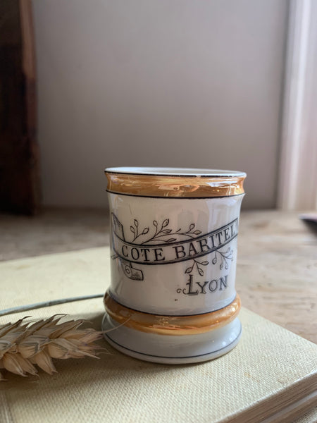 Little French Cote Baritel Lyon Pot Candle in Cannabis Flower