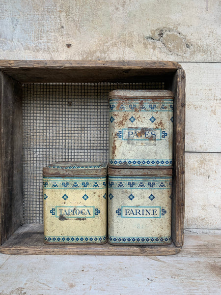 French Vintage Tins