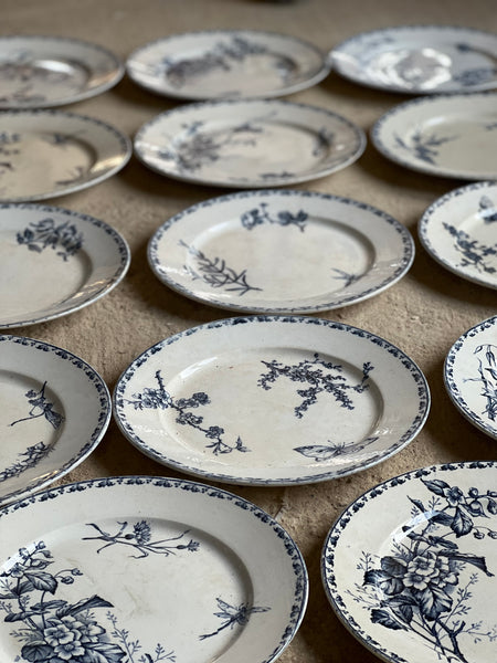 Collection of Vintage Terre de Fer Large Plates