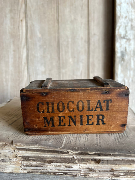 Vintage Chocolat Menier Crate Box