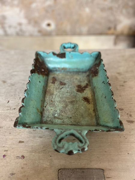 Vintage Cast Iron Enamel Dish