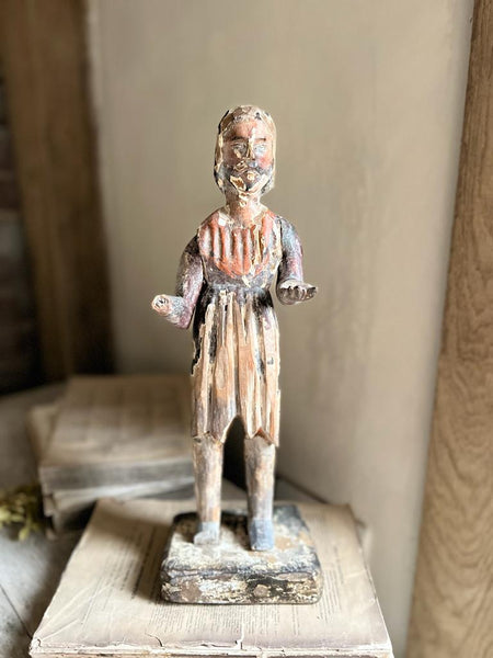 French Antique Religious Figure