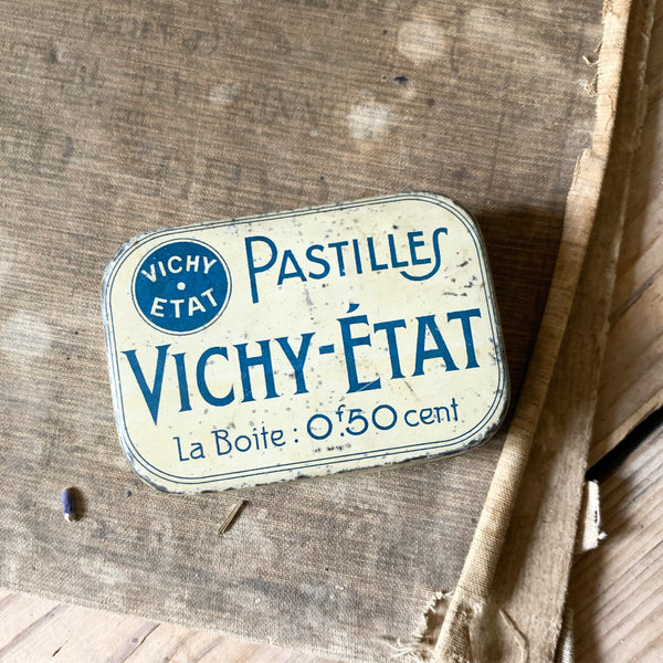 Vintage Vichy-Etat Tin