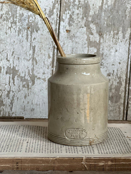Vintage Juliet Damoy Mustard Jar
