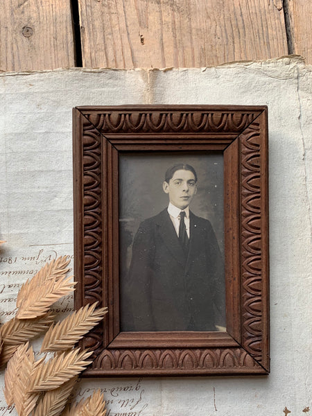 Framed Antique French Portrait