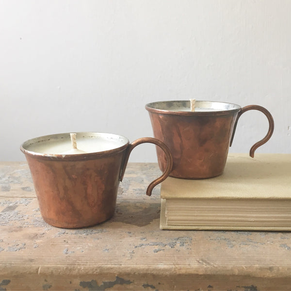 Vintage Copper Coffee Cup Candles (All Scents)