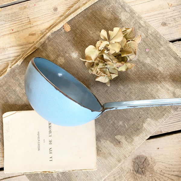 Vintage Enamel Ladle