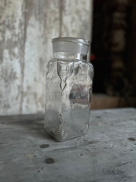 Vintage French Glass Jar