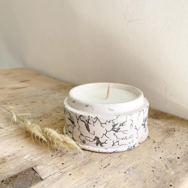 Vintage Paste Pot Candle in Sea Salt & Woodsage