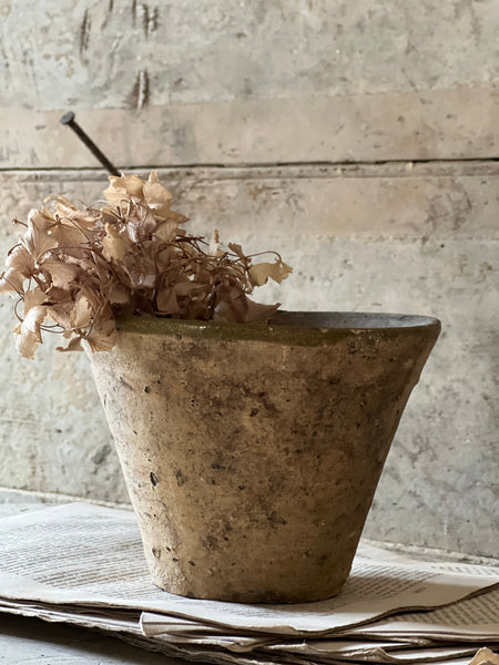Vintage French Handthrown Pot