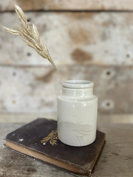 French Vintage Mustard Jar
