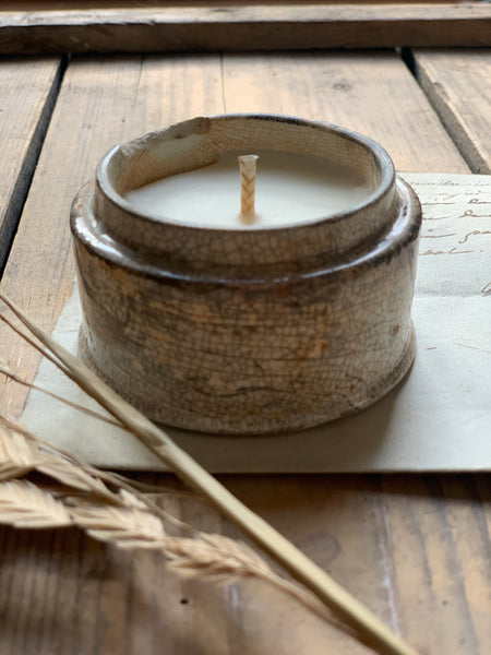 Small Vintage Paste Pot Candle in Earl Grey & Cucumber