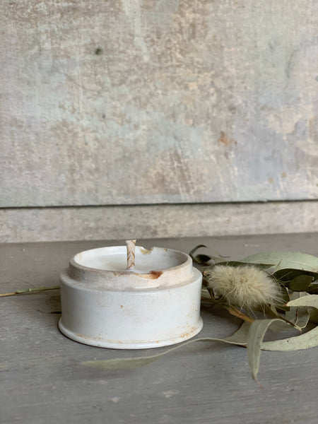 Small Vintage Paste Pot Candle in Lavender & Sea Salt