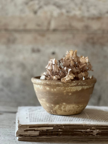 Vintage Crazed Pudding Bowl (Small)