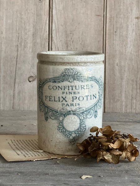 Vintage French Felix Potin Jar