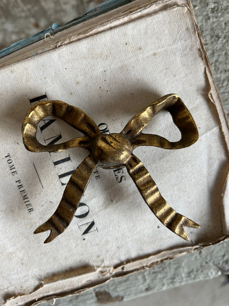 Brass Vintage Bow