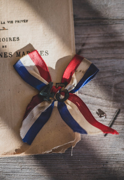 French Nationalist Ribbon Lapel