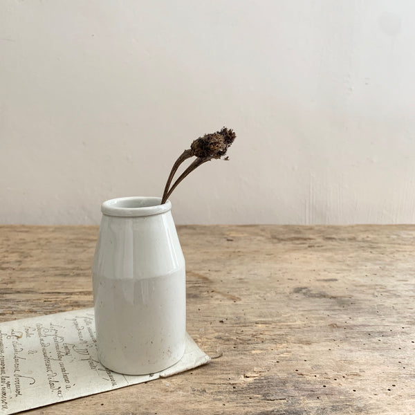 Small Stoneware Cream Churn