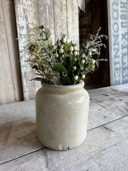 Vintage French Stoneware Pot
