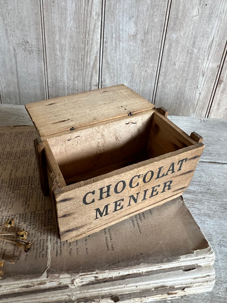 Vintage Chocolat Menier Crate Box