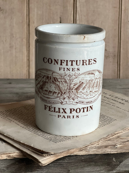 Vintage French Felix Potin Jar