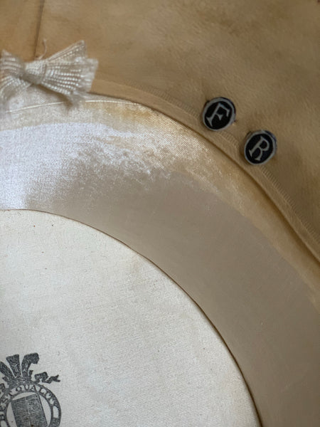 Beautiful Leather Top Hat Box and Top Hat