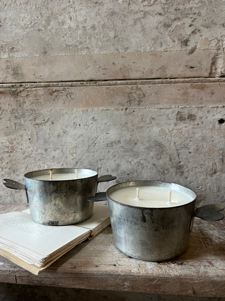 Vintage Handled Pot Candle in Black Tea & Jasmine