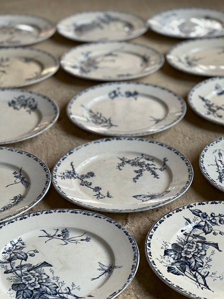 Collection of Vintage Terre de Fer Large Plates