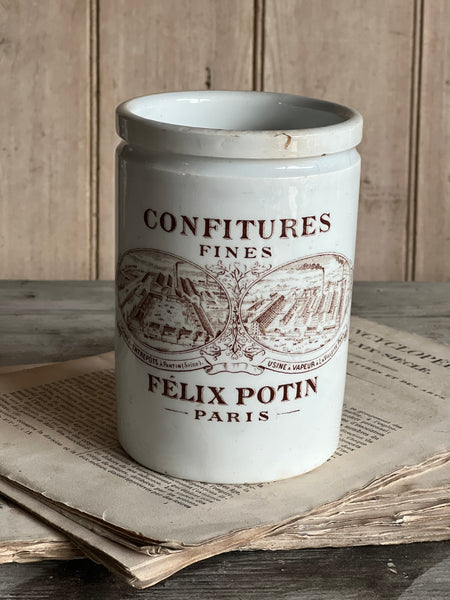 Vintage French Felix Potin Jar