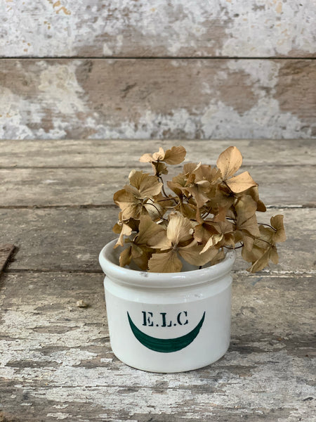 Antique E.L.C French Stoneware Pot