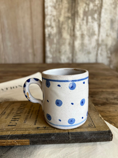 Vintage French Handcrafted Mug