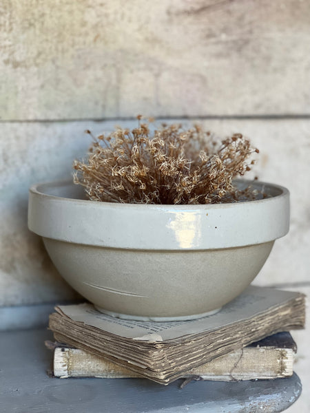 Vintage French Stoneware Bowl