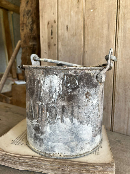 Vintage French Paint Kettle