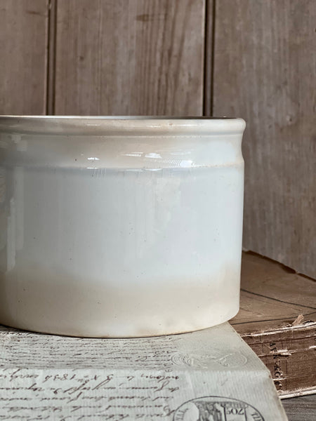 Antique French Wide Jar