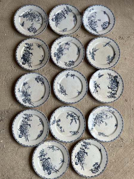 Collection of Vintage Terre de Fer Large Plates