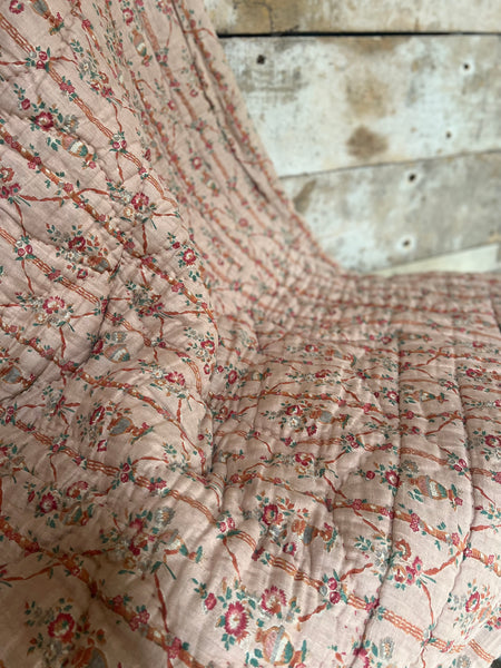 Beautiful Vintage French Quilt