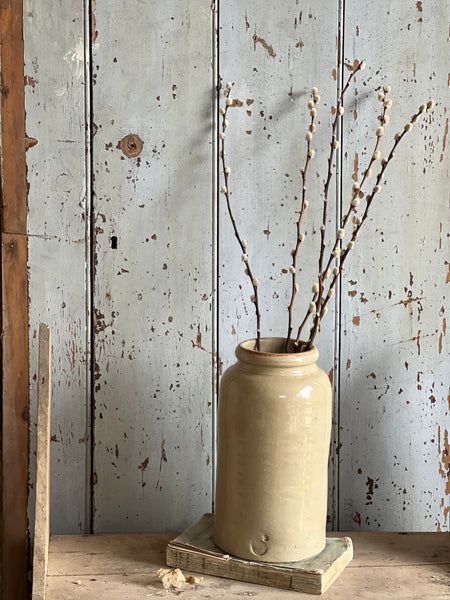 Tall Stoneware Vase