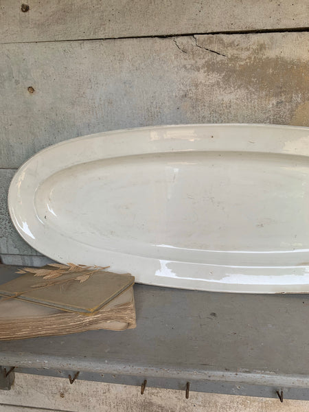 French Vintage Super Large Platter