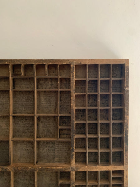 Large Vintage Printers Tray