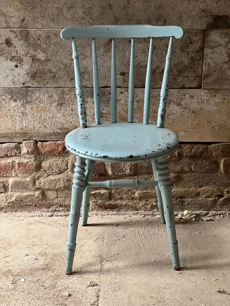 Chippy Paint Turquoise Vintage Chair